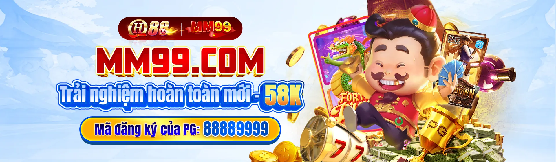 Hình ảnh chính về các chương trình khuyến mãi mới nhất của pg99ag
